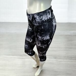 Danskin Black & White Activewear Leggings - Small